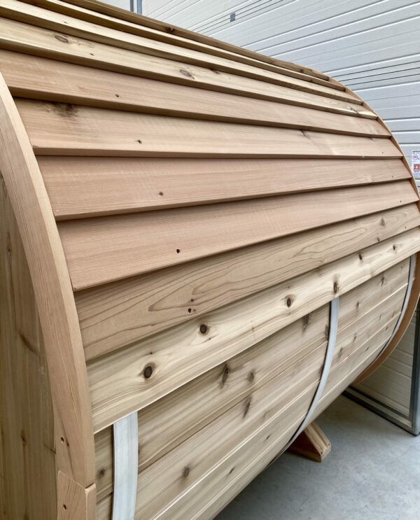 Red Cedar Barrel Sauna - Image 3
