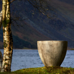 Lucia Weathered Grey Planters
