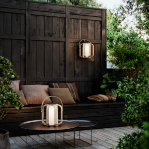 Bob-to-go Outdoor Solar Light in Bamboo