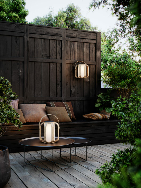 Bob-to-go Outdoor Solar Light in Bamboo