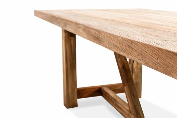 Bordeaux Reclaimed Teak Dining Table Set - Image 6
