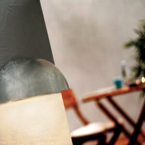 Bowler Outdoor Wall Light in Galvanised steel