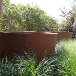 Corten Steel Cado Pots