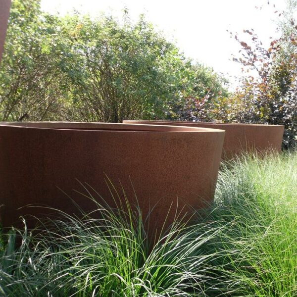 Corten Steel Cado Pots