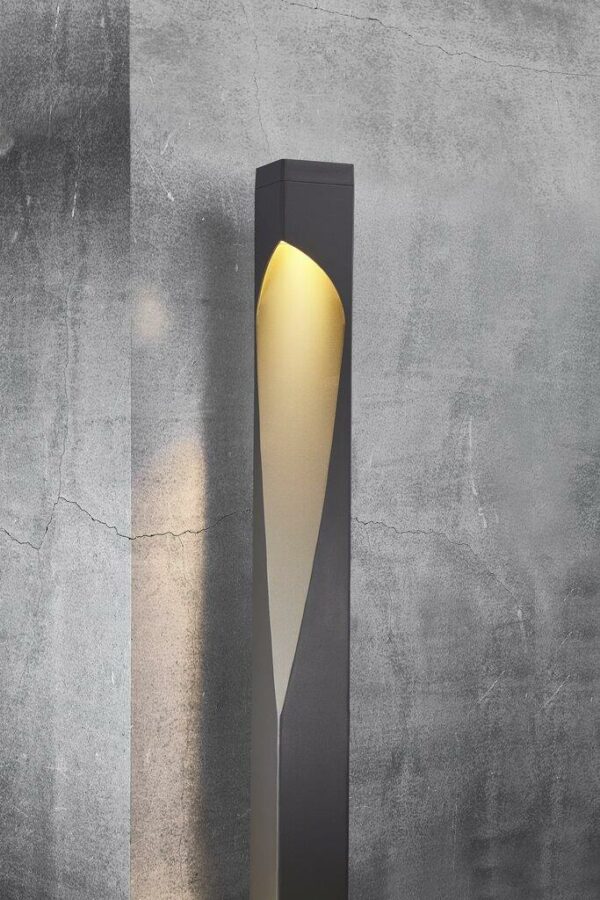 Concordia Bollard Light in Anthracite