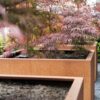 Corten Steel Andes Pot - 800 x 800 x 600 (h) cm