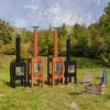 Digna Outdoor Fireplace - Digna, Black