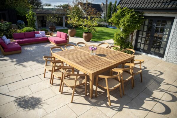 Bali Dining Set with Rose Chairs