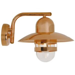 Nibe Outdoor Wall Light in Copper
