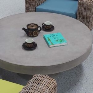 Round Outdoor Coffee Table