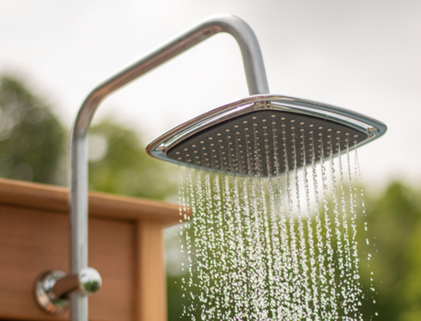 Outdoor sunlight shower Canadian Red Cedar - Image 2