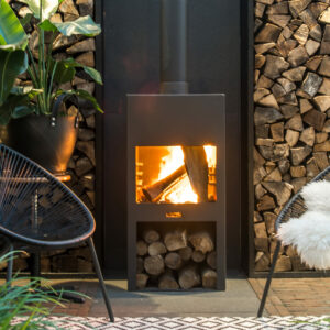 Stig Outdoor Free standing Wood Burner