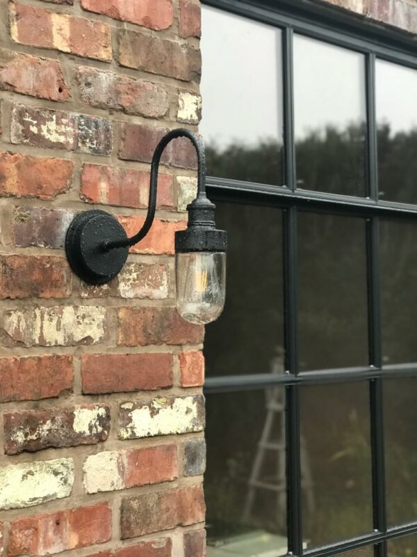 Swan Neck Outdoor Wall Light