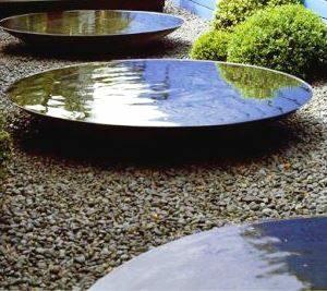 Corten Steel Water Bowl