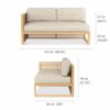 Mimosa Modular Sofa in Silver - Image 4