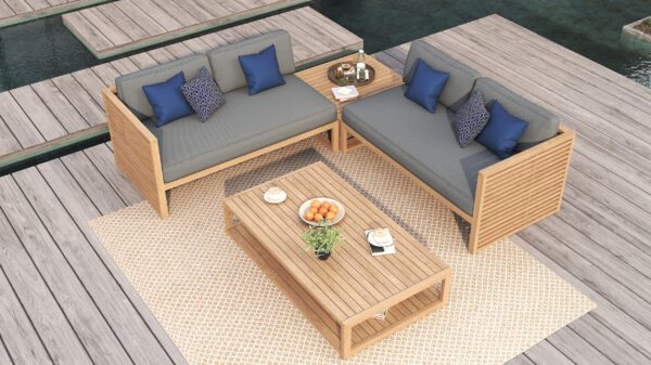 Mimosa Modular Sofa in Silver - Image 5