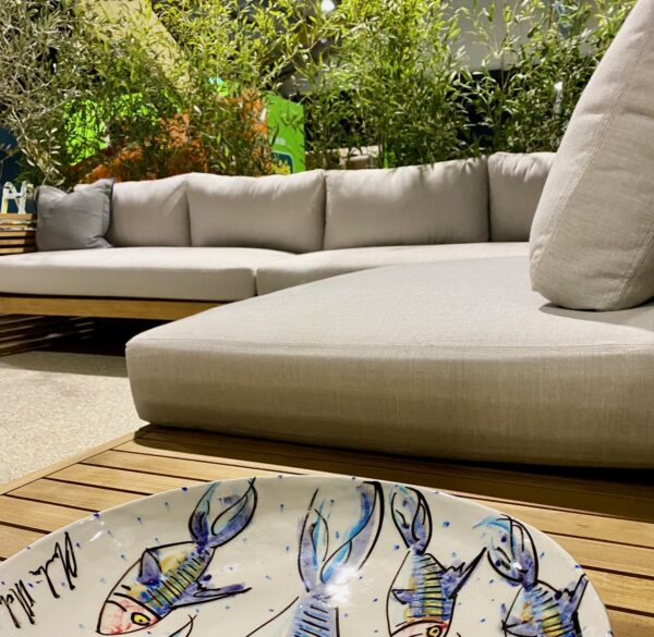 Mimosa Modular Sofa in Silver