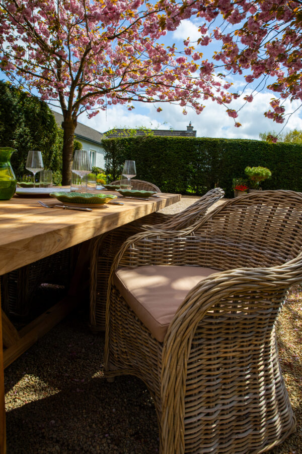 Bordeaux Reclaimed Teak Dining Table Set