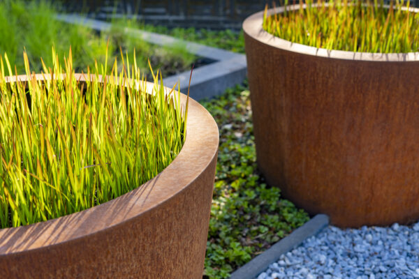 Corten Steel Cado Pots - Image 4