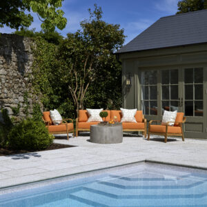 Cognac Sofa Set