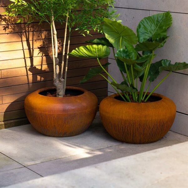 Corten Steel Onyx Pot - Image 2