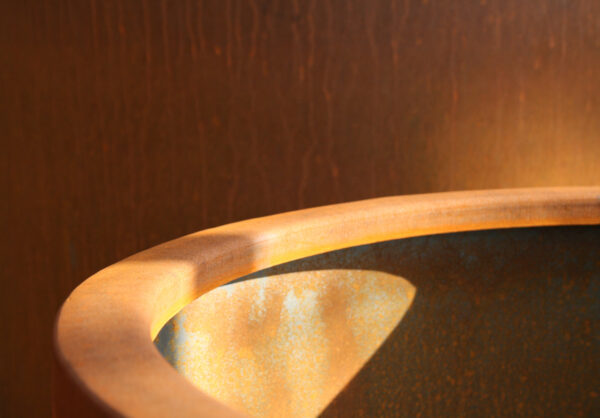 Corten Steel Atlas Pot - Image 3