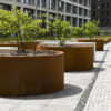 Corten Steel Atlas Pot - Image 4