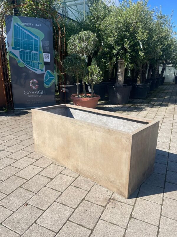 Maya Cream Trough Planters - Image 3