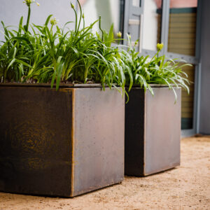 Corten Steel Domus Planter