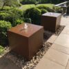 Corten Steel Water Block - 3000 x 700 x 700mm
