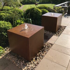 Corten Steel Water Block