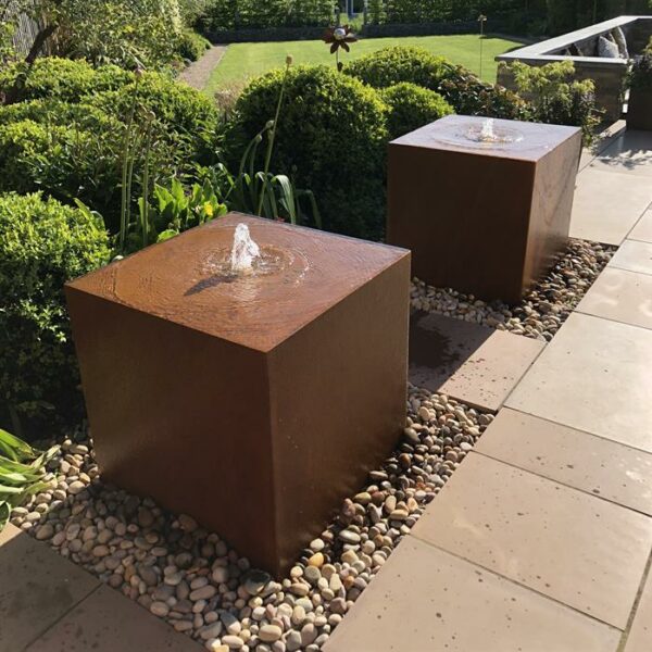 Corten Steel Water Block