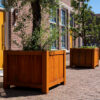 Corten Steel York Planter - 1000 x 1000 x 800mm