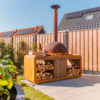 Corten Steel Station Dome - 1990 x 835 x 750mm