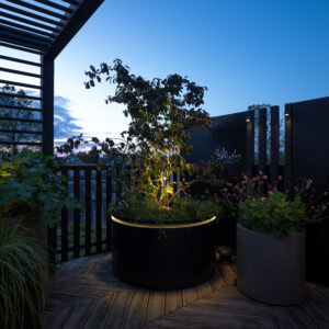 Corten Steel Round in-lite Ready
