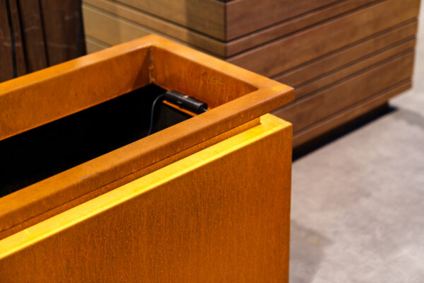Corten Steel Round in-lite Ready - Image 3