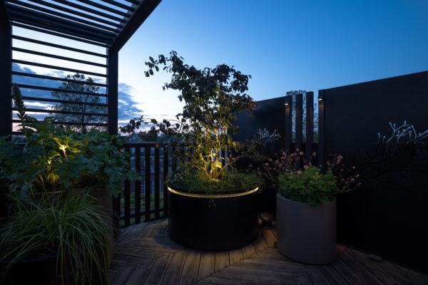 Corten Steel Round in-lite Ready