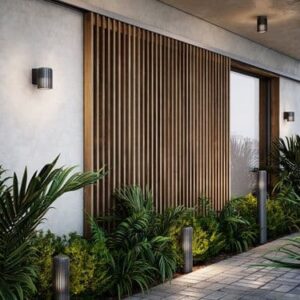 Aludra Bollard Light in Metallic Brown