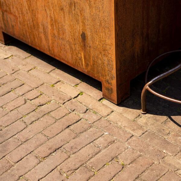 Corten Steel Andes Trough with feet - Image 2