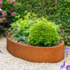 Corten Steel Ellipse Planter - 2800 x 1600 x 600mm