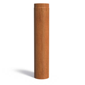 Flue for Corten steel fire and heat products