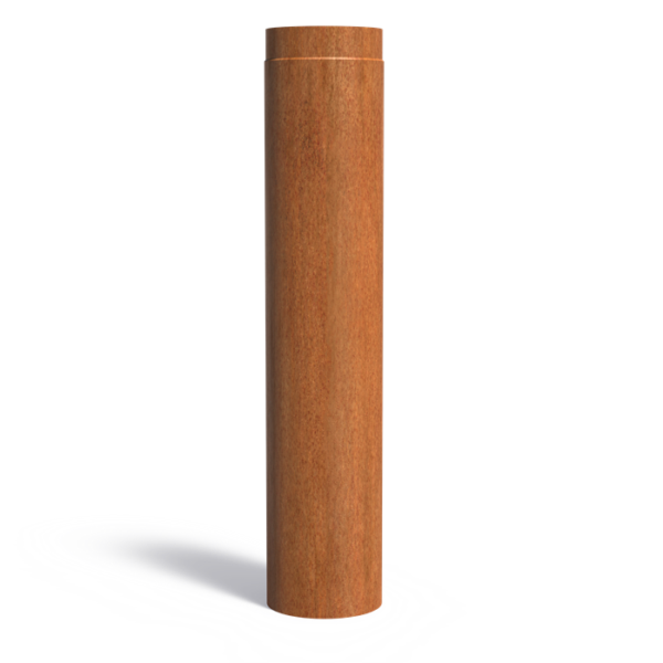 Flue for Corten steel fire and heat products