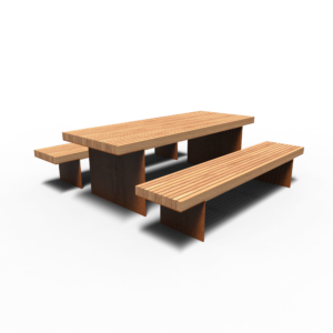 Corten Steel Borg Picnic Set
