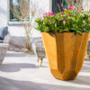 Corten Steel Facet Planter - 650 x 1000mm