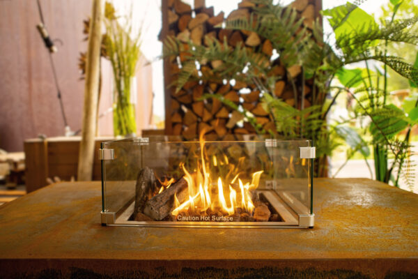 Gas-fired Corten Steel Fire Table - Image 3