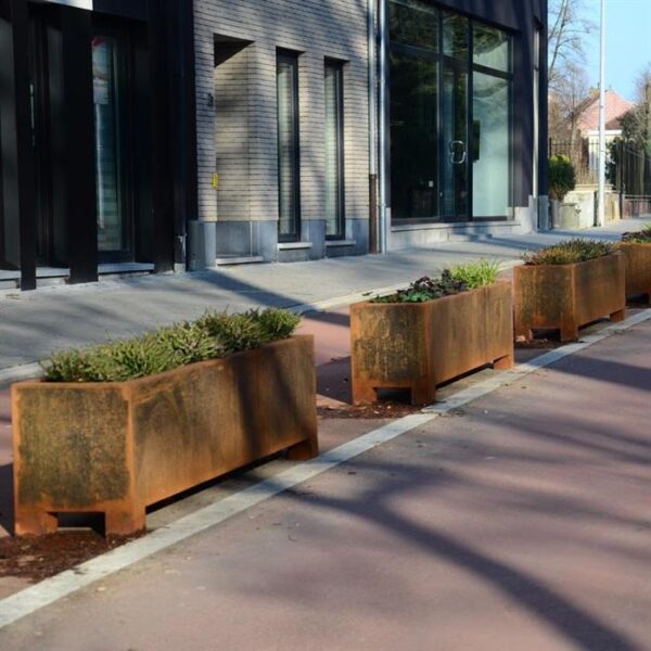 Corten Steel Andes Trough with feet - Image 3