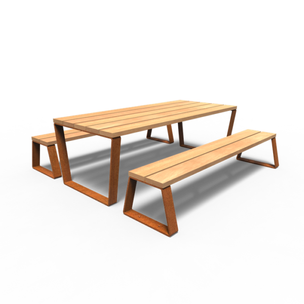 Corten Steel Mio Picnic Collection