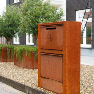 Corten Steel Paca Letterbox