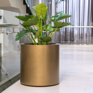 Aluminium Gold Atlas Planter