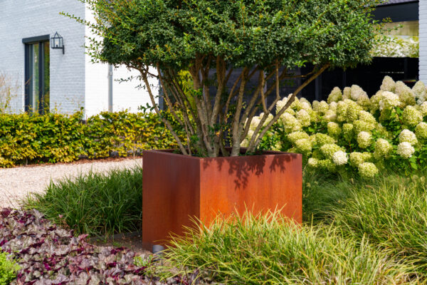 Corten Steel Andes Pot without base - Image 3